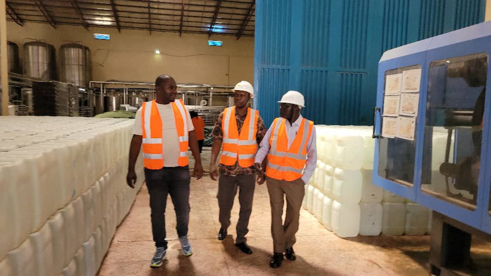 World Bank IFC doing a tour on the Life Industry facility